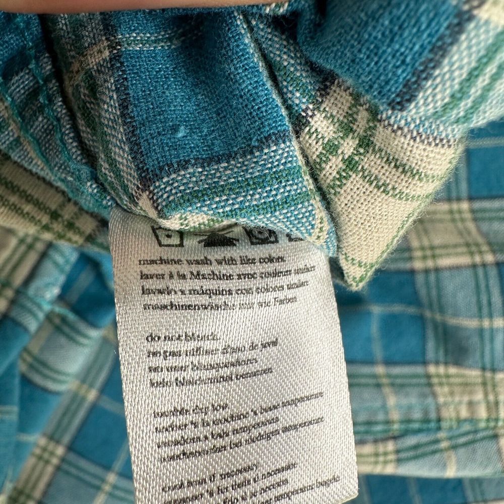 Arbor Collective Shirt Mens Medium Multi Color Plaid Button Up Long Sleeve - Picture 12 of 13
